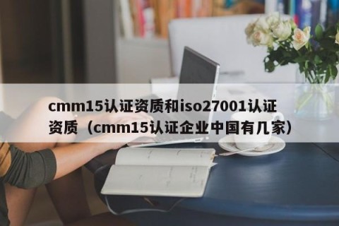 cmm15认证资质和iso27001认证资质（cmm15认证企业中国有几家）