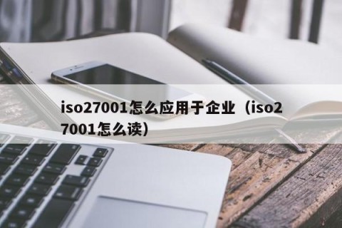 iso27001怎么应用于企业（iso27001怎么读）