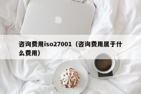 咨询费用iso27001（咨询费用属于什么费用）